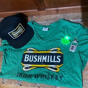 Bushmills T-shirt and hat